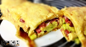 Spargelroellchen mit Schinken