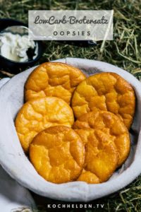 OOPSIES - LowCarb Brotzersatz- www.kochhelden.tv