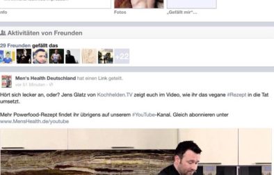 Wir sind auf der Mens Health Facevbookseite erwähnt. Juhuuu