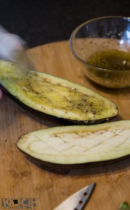 aubergine einölen -www.kochhelden.tv