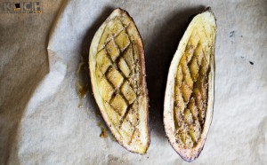 Augbergine im Ofen - www.kochhelden.tv