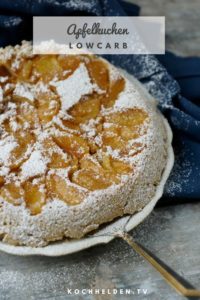 Apfelkuchen LowCarb - www.kochhelden.tv