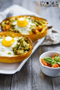 Spaghettikuerbis mit Avocoado - www.kochhelden.tv