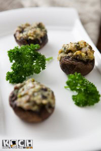 Gefüllte Champignons - www.kochhelden.tv