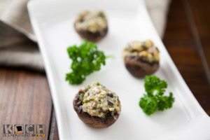 Gefüllte Champignons - www.kochhelden.tv