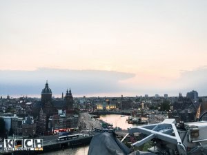 Blick von der Skylounge Double tree by Hilton - www.kochhelden.tv