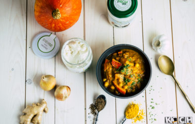 Veganes Kürbiscurry - www.kochhelden.tv
