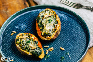 Gefüllte Süßkartoffel - www.kochhelden.tv