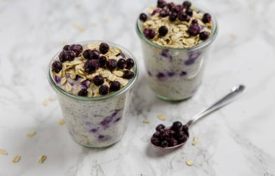 Wilde Blaubeeren Overnight Oats - www.kochhelden.tv