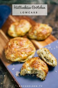 LowCarb Brötchen aus Hüttenkäse - www.kochhelden.tv