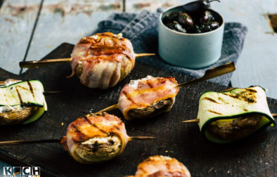 Gegrillte Käse-Champignons - www.kochhelden.tv