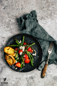 Spargelsalat gegrillt - www.kochhelden.tv