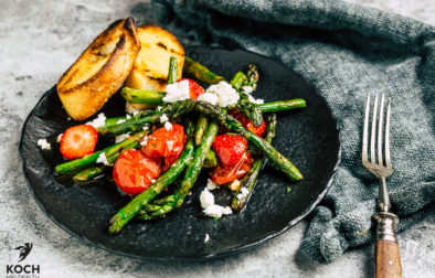 Spargelsalat gegrillt - www.kochhelden.tv