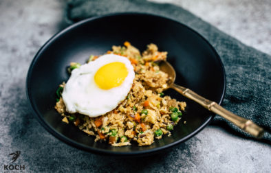 Blumenkohl Fried Rice lowcarb - www.kochhelden.tv