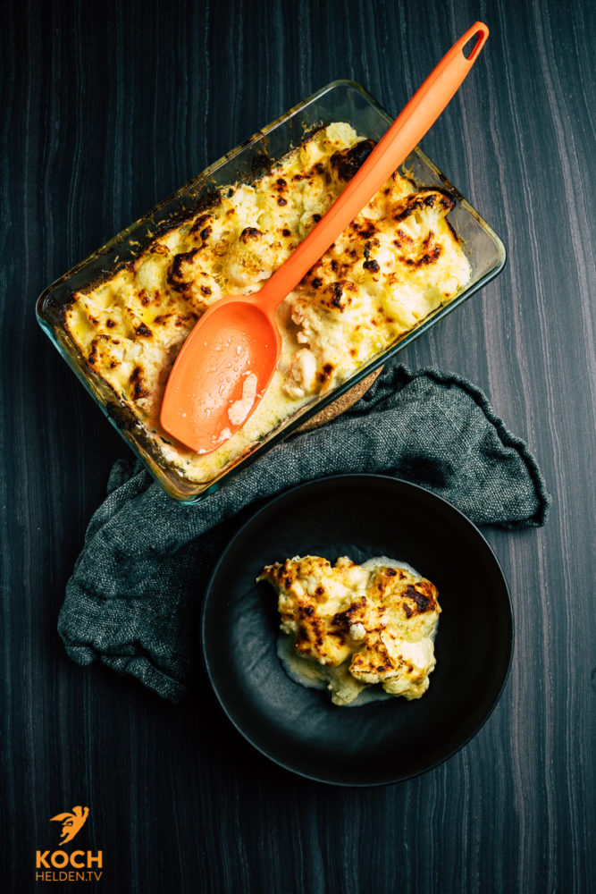 Blumenkohl Mac'n'Cheese - www.kochhelden.tv