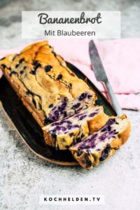 Blaubeer-Bananenbrot - www.kochhelden.tv