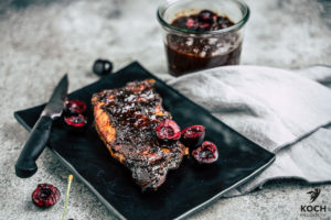 Spare Ribs mit Kirsch BBQ-Sauce - www.kochhelden.tv