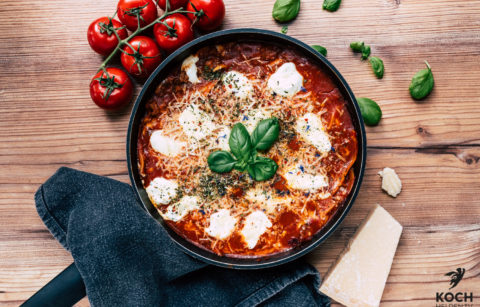 Pfannen Lasagne - www.kochhelden.tv