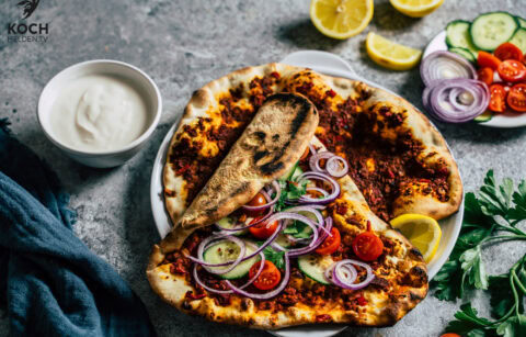 Lahmacun vegan | Türkische Pizza vegan - www.kochhelden.tv